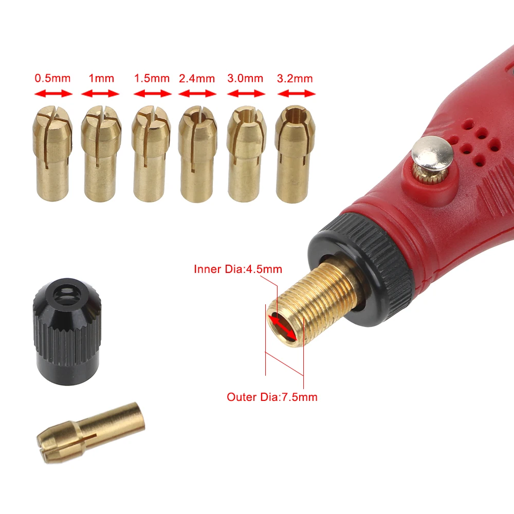 USB 5V DC 10W Mini Macchina Per La Frantumazione di Senza Fili A Velocità Variabile Rotary Kit di Strumenti Trapano Engraver Penna per la Fresatura lucidatura