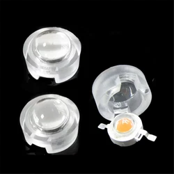 10-100pcs 13mm 1W 3W Mini LED Lens 15 30 45 60 90 100 Degree for IR CCTV LED PCB Convex Acrylic Lens Holder Reflector Collimator