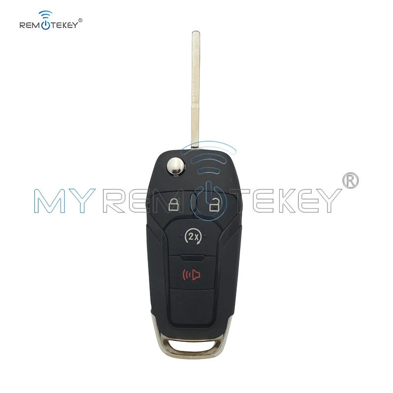 Smart Key Cover สำหรับ Ford F-Series รถบรรทุก F-150 N5F-A08TDA Flip Key Shell 4ปุ่มเปลี่ยนคีย์ Shell remtekey