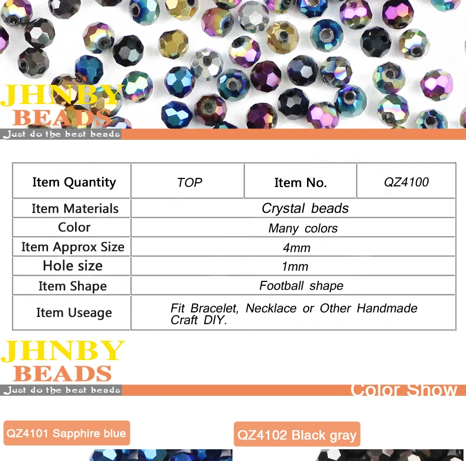 100 Stück 4 mm facettierte runde österreichische Kristallplattierte Farbe lose Perlen für Schmuckherstellung DIY Armbänder Halskette Zubehör – Detail 33