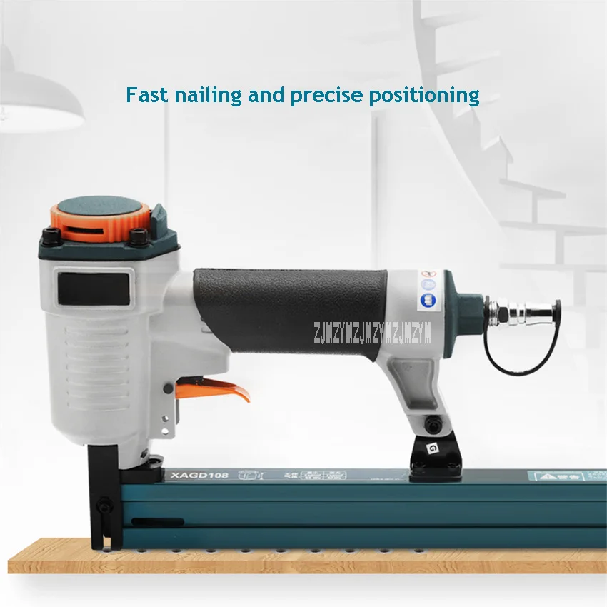 M108 Pneumatic Colloidal Particle Gun  Furniture Stapling Gun Three-in-one Pneumatic Plastic Embedded Nail Gun 4-7bar 9.8-10.2mm