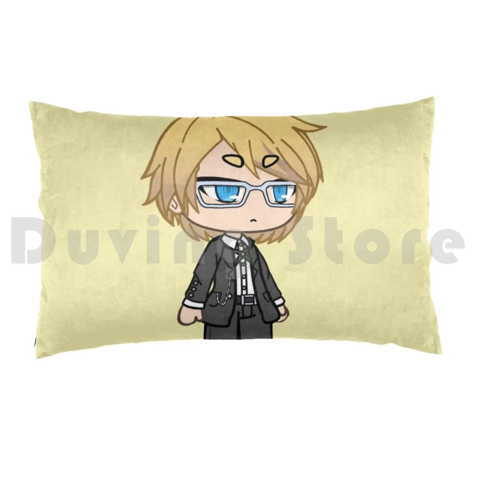 كيس وسادة دانغانرونا توغامي تشيبي مطبوع 35x50 دانغانرونا تشيبي أنيمي لعبة فيديو ماكوتو نايجي جونكو