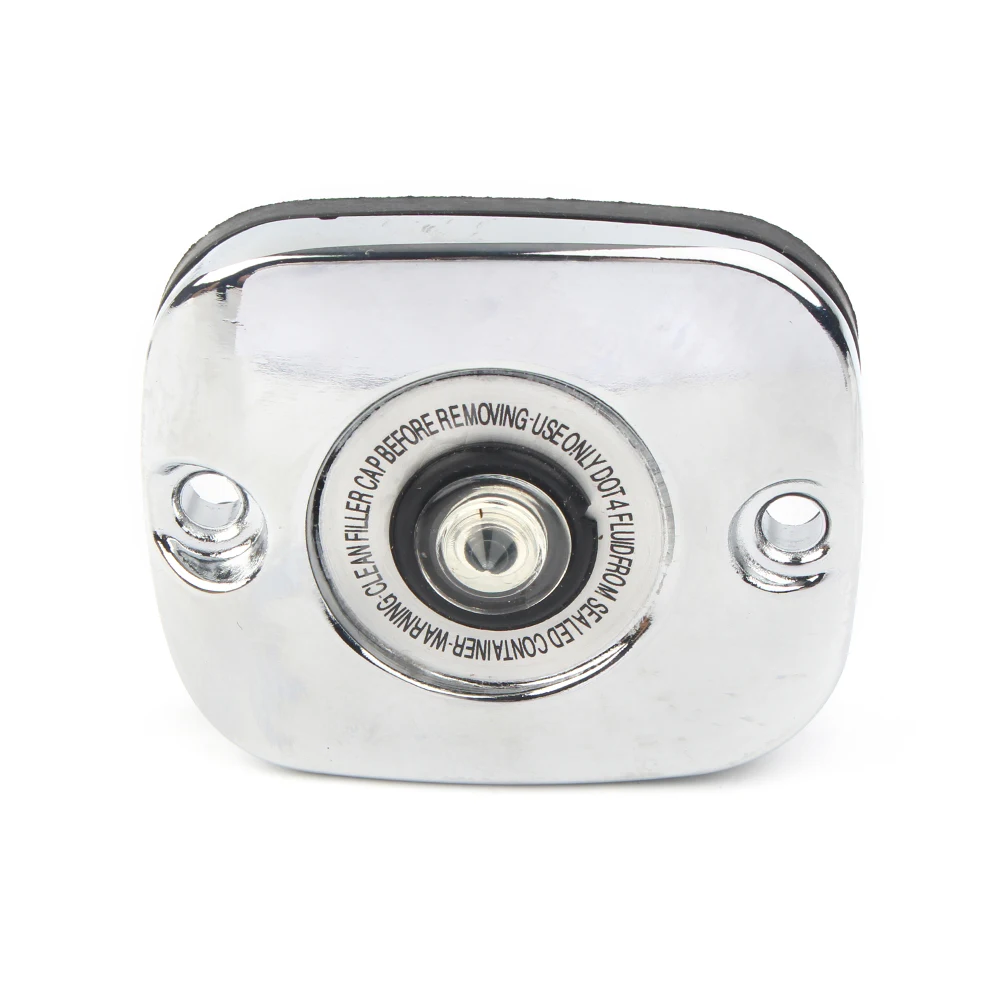 Motorcycle Front Brake Master Cylinder Cover For Harley XL Touring Softail Dyna 1996-2017 Black/Chrome