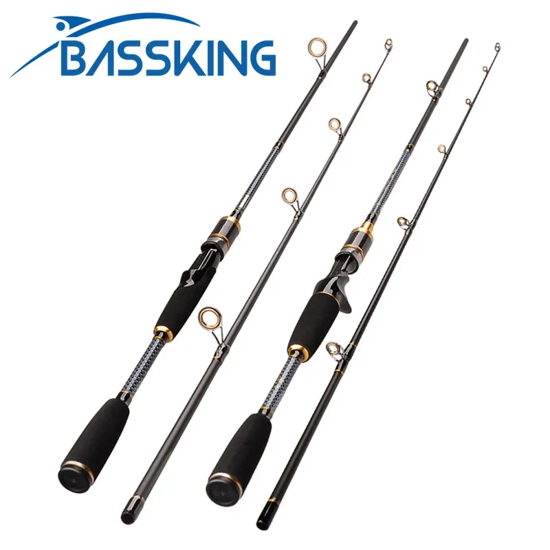 

BASSKING 2Sec 1.8m 2.1m 2.4m Lure Fishing Rod Carbon Spinning Rod Casting Rod Stick Pesca Baitcasting Rod Olta Fishing Tackle