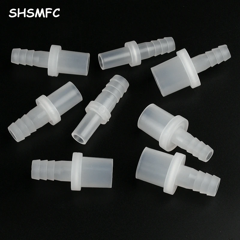 3-200Pcs Flat 9.5~20mm To 8~10mm PP Connectors Fish Tank Hose Fittings Aquarium Pipe Joints Garden Water Connectors