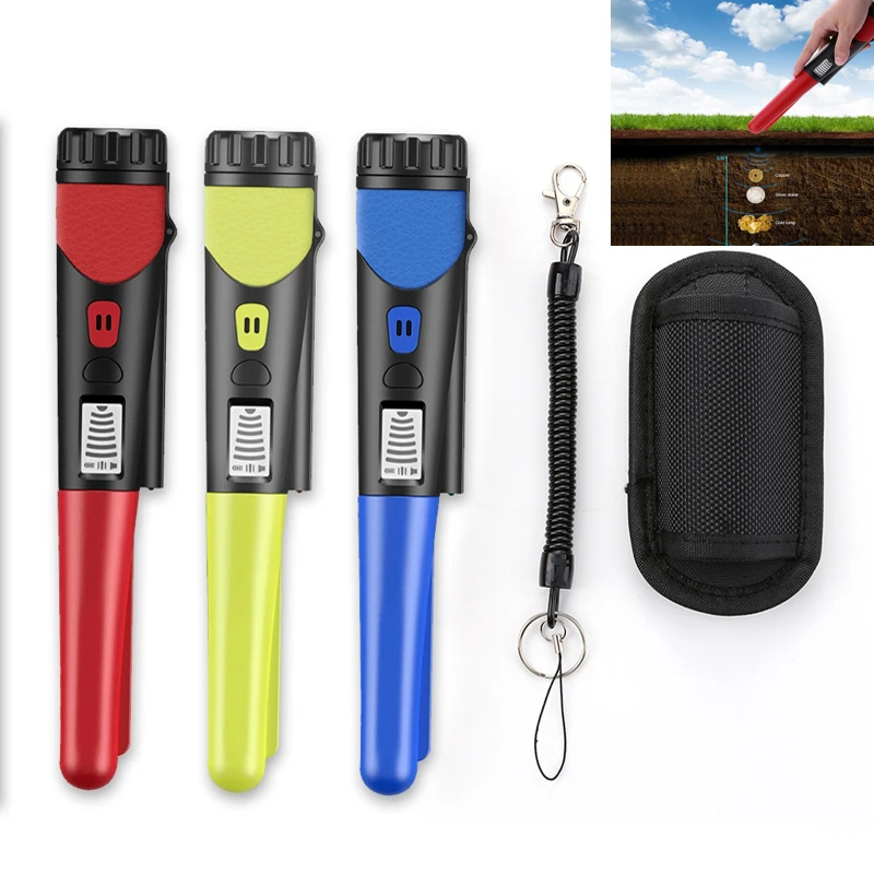 

1pc Super Metal Detector Waterproof Transparent Case New Handheld Metal Detector Positioning Rod Detector Pinpointing