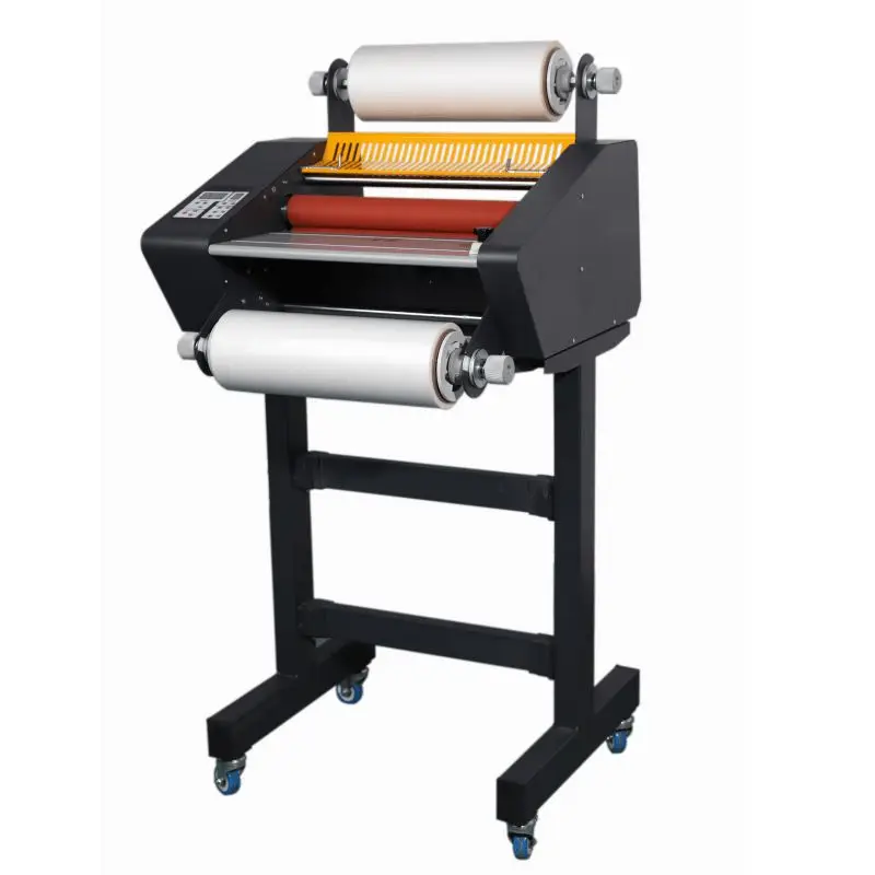 

340mm Paper Laminating Machine Cold & Hot Roll Laminator Office File Laminator FM360 110v/220v