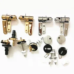 Toilet seats stainless steel slow drop quick release hinge,Toilet seats lid solid wood resin gold silver hinge fittings,J20002