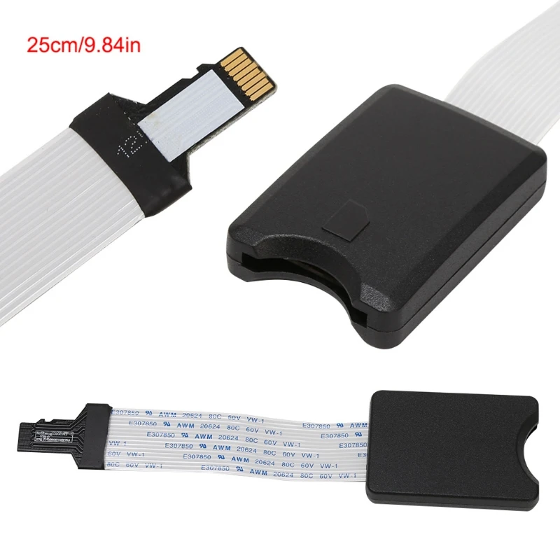 TF MicroSD Male To SD Female SDHC SDXC Card Reader Extension Adapter Cable Extender For Phone Car GPS TV 10/15/25/46cm