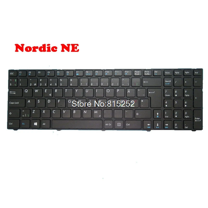 

Laptop Keyboard For MEDION AKOYA E7415 MD99902 MD99294 MD60013 MD60181 MD60123 MD60087 MD60088 MD60367 MD60267 MD60392 Nordic NE