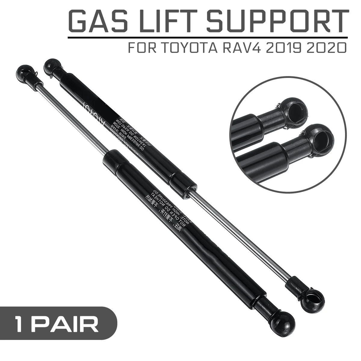 

For Toyota RAV4 2019 2020 Auto Car Front Engine Refit Bonnet Hood Gas Shock Lift Strut Bars Support Rod