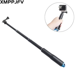 Selfie Monopod for Gopro Hero 12 11 10 9 8 7 6 5 4 3 Session Max Black Aluminum Extendable Pole Selfie Stick Tripod Mount for YI