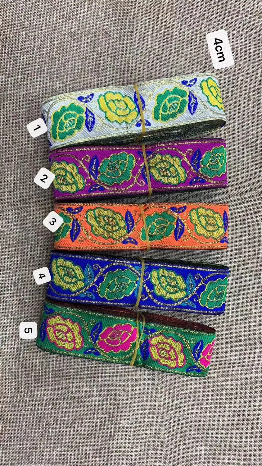 

4cm ethnic style jacquard webbing,QC0422B