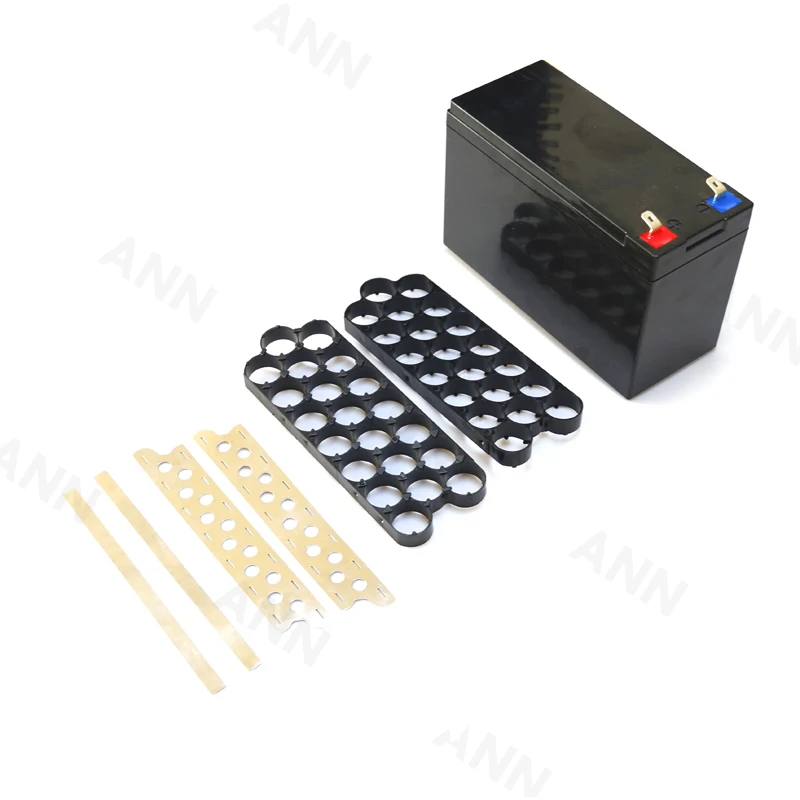 Caja de batería de litio 18650 de 12V, 10Ah/15Ah, tamaño de caja L150 x W65 x H94mm, soporte libre y níquel