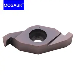 MOSASK 10pcs FVC1604R 150 200 ZP15 CNC Lathe Tool End Face Grooving Machining Processing Tungsten Carbide Inserts