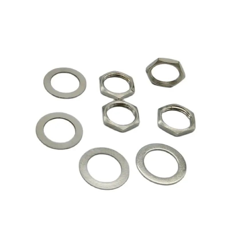 20pcs/lot Nut And Gasket For British System F Connector CATV F Connector Nut Gasket