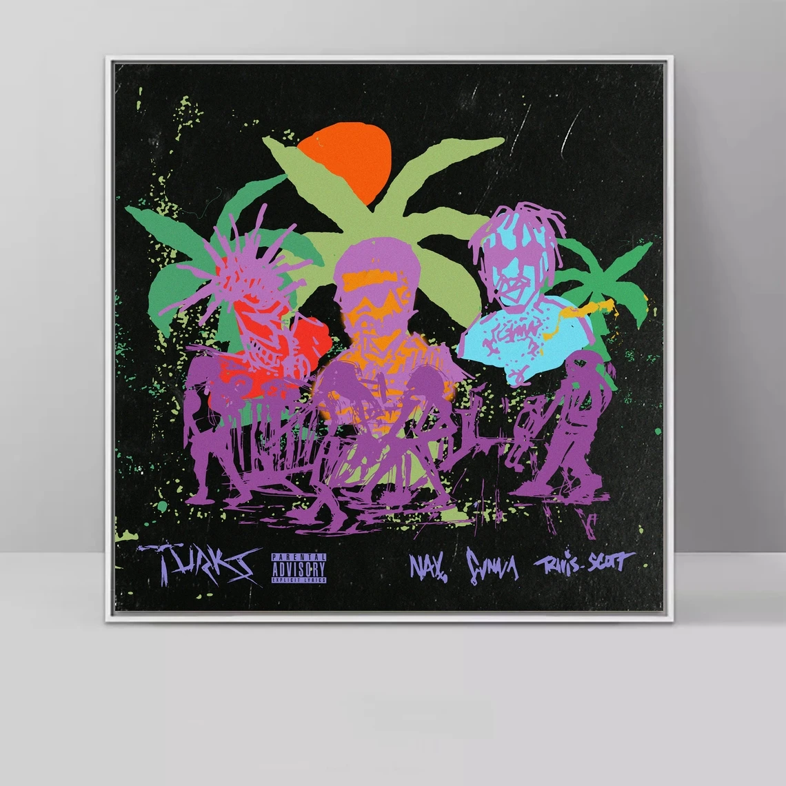 

NAV & Gunna – ‘Turks’ (Ft. Travis Scott) Music Album Cover Canvas Poster Home Wall Painting Decoration (No Frame)