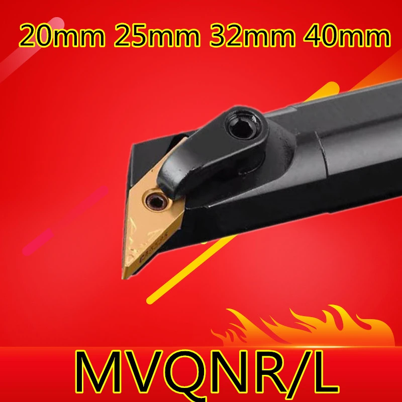 1PCS S20R-MVQNR16 S25S-MVQNR16 S32T-MVQNR16 S40T-MVQNR16 MVQNL16 20 มม.-40 มม.CNC กลึงภายในเครื่องมือ