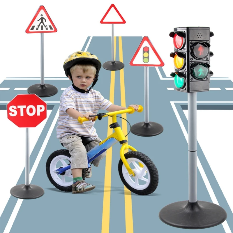 

P31C Children's Simulated Traffic Lights Educational Toy Transportation Knowledge Learning Tool