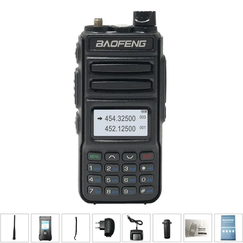 BF UV-13 Walkie-Talkie Baofeng Dual Band 5W 1500mAh Two Way Radio USB Chargeing Protable Raido Wireless Transceiver Long Standby