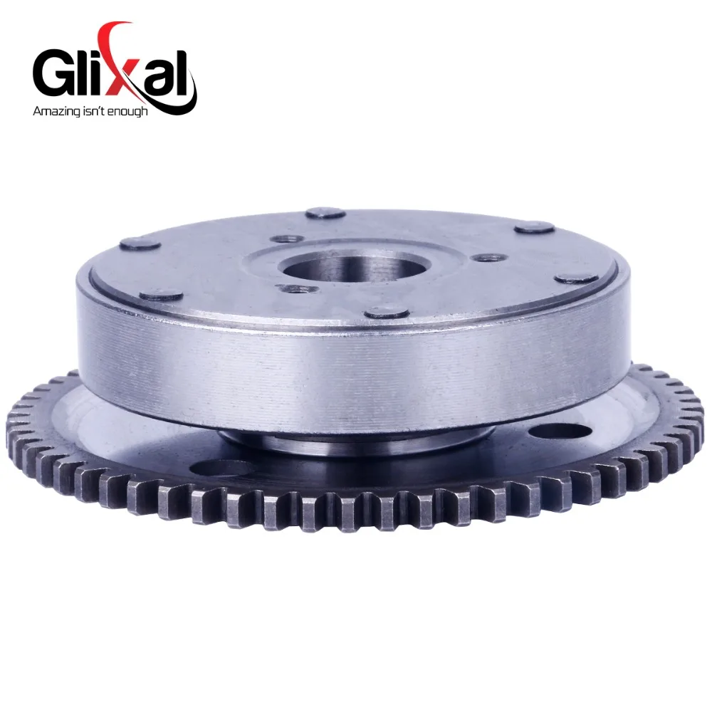 Glixal GY6 125cc 150cc High Performance Heavy-Duty Starter Drive Clutch 152QMI 157QMJ Scooter Moped ATV Go-Kart (20 Sprags)