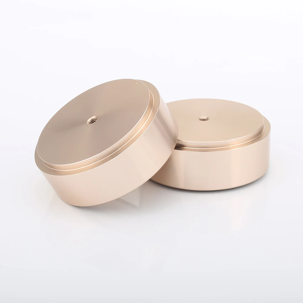58x22mm 전체 알루미늄 앰프 스피커 절연 피트 턴테이블 모니터, CD DAC 라디오 진동 스탠드 패드베이스