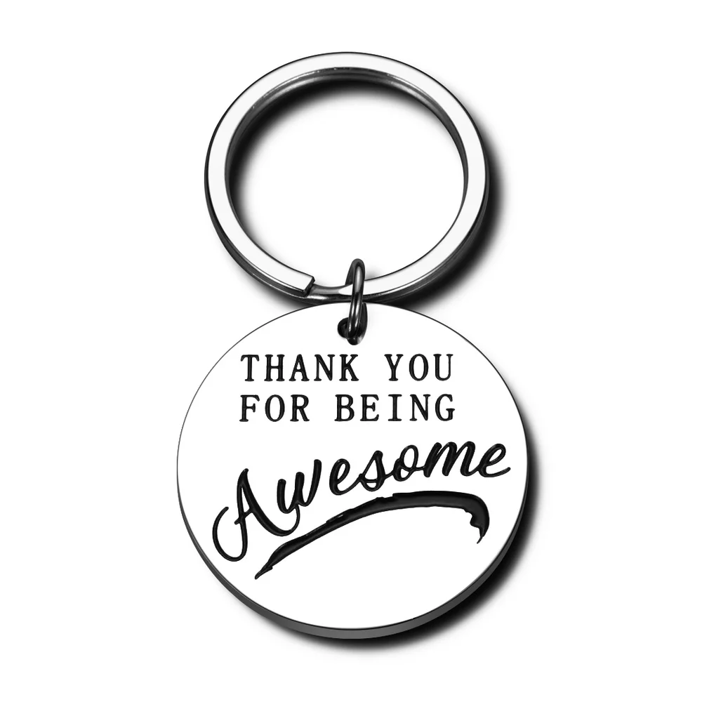 Encouragement Keychain Thank You for Being Awesome for Daughter From Dad Mom To Adult Daughter Gifts for Girl Birthday Gifts Diy