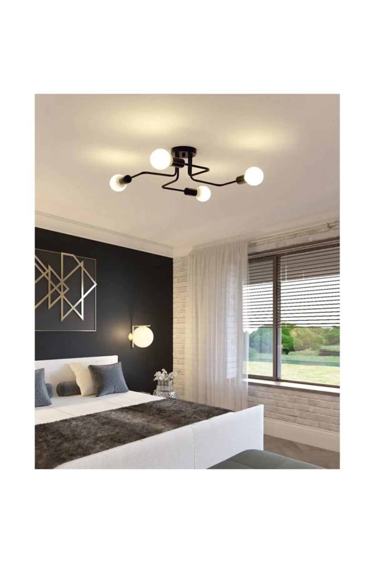 Scorpion Modern 4'lü Chandelier