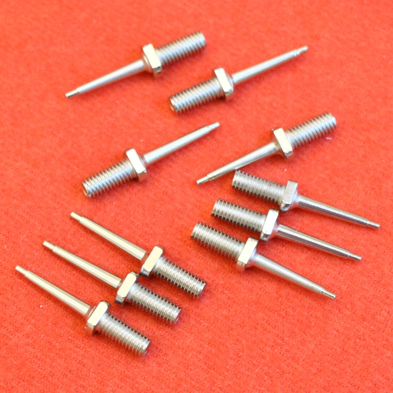 10 Pcs หมูวัวแกะปศุสัตว์ป้ายติดหูสัตว์คีมเข็มพิเศษสัตว์ป้ายติดหูสัตว์ Clamp อุปกรณ์เสริมหูเล็บสแตนเลสราคาถูก