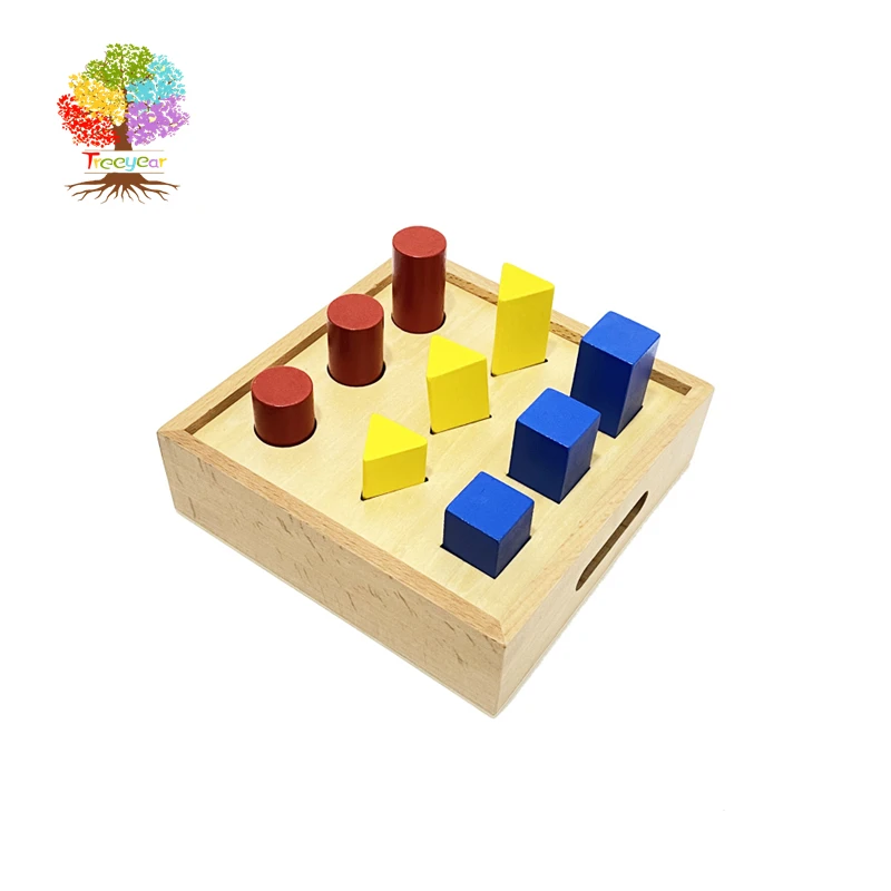 

Trreeyear Wooden Sorting & Stacking Toy Shape Sorter Toys for Toddlers Montessori Color Recognition Stacker Early Educational Bl