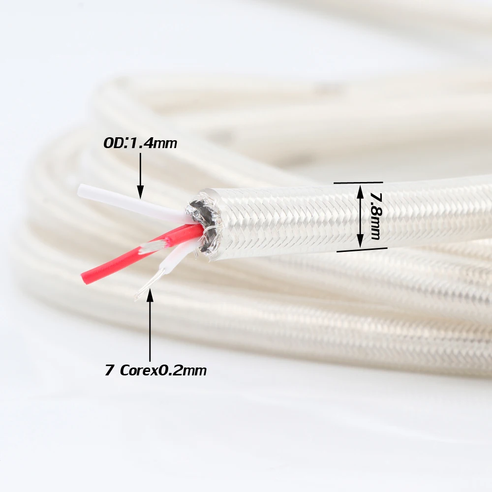 X434 QED 4 rdzenie posrebrzane kabel Audio RCA kabel sygnałowy do Audiophile DIY Interconnect Audio Cable