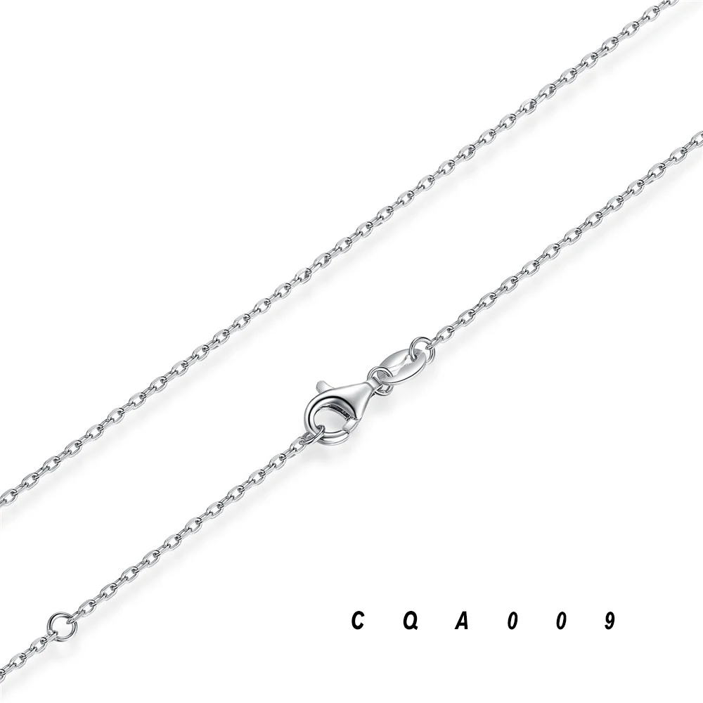 Bán Bạc 925 Liên Kết Chuỗi Dây Chuyền Phù Hợp Với Mặt Dây Chuyền Quyến Rũ Dành Cho Nữ Sang Trọng S925 Món Quà Trang Sức CQA006