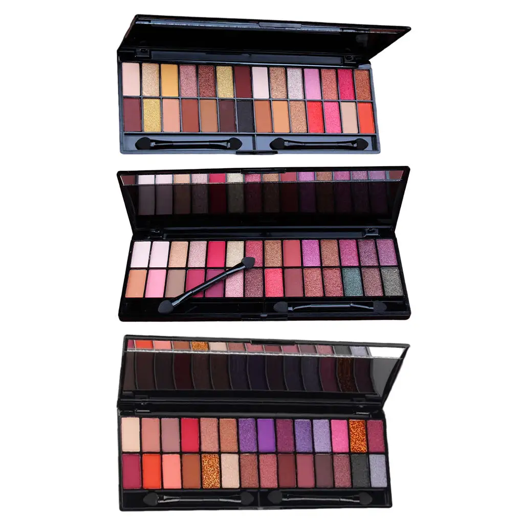 Paleta de sombra de ojos, 28 colores, altamente pigmentados, ropa larga, cosmético para ojos, resistente al agua, tablero de maquillaje a prueba de sudor, Kit de regalo de cosméticos