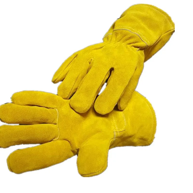 

Cowhide Low Temperature Gloves LNG Refueling Station Dry Ice Cold Storage Antifreeze Warmth Protective Liquid Nitrogen Gloves