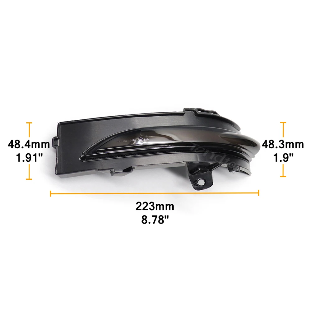1Pair For Ford EDGE 2015-2021 Edge ST-Line Facelift  LED Dynamic Turn Signal Light Side Mirror Indicator Blinker Car Accessories - view 4