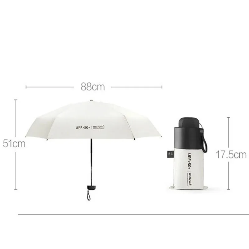 Mini Women Pocket Small Umbrella Anti UV Paraguas Sun Umbrella Rain Windproof Light Folding Portable Umbrellas For Boy Girl