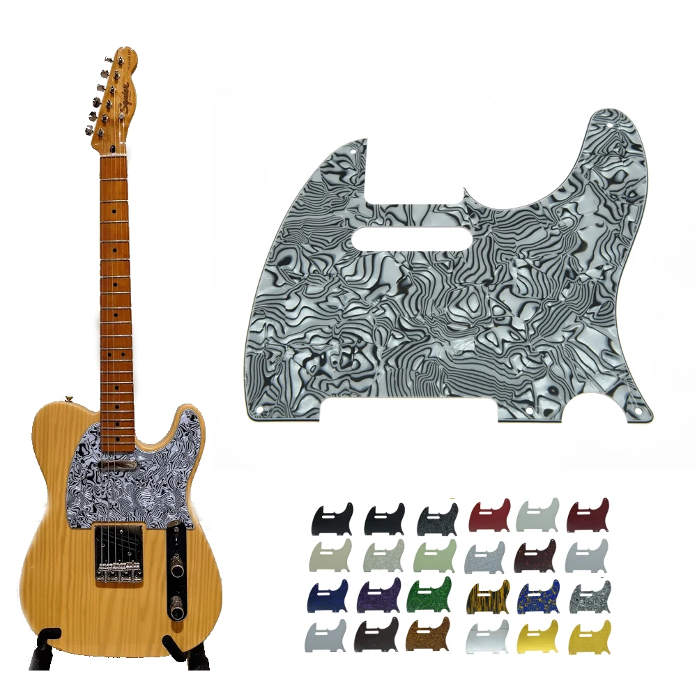 Ohello Telecaster Pickguard 5 Hole Singel Coil Tele Scratch Plate Guitar Pickguard