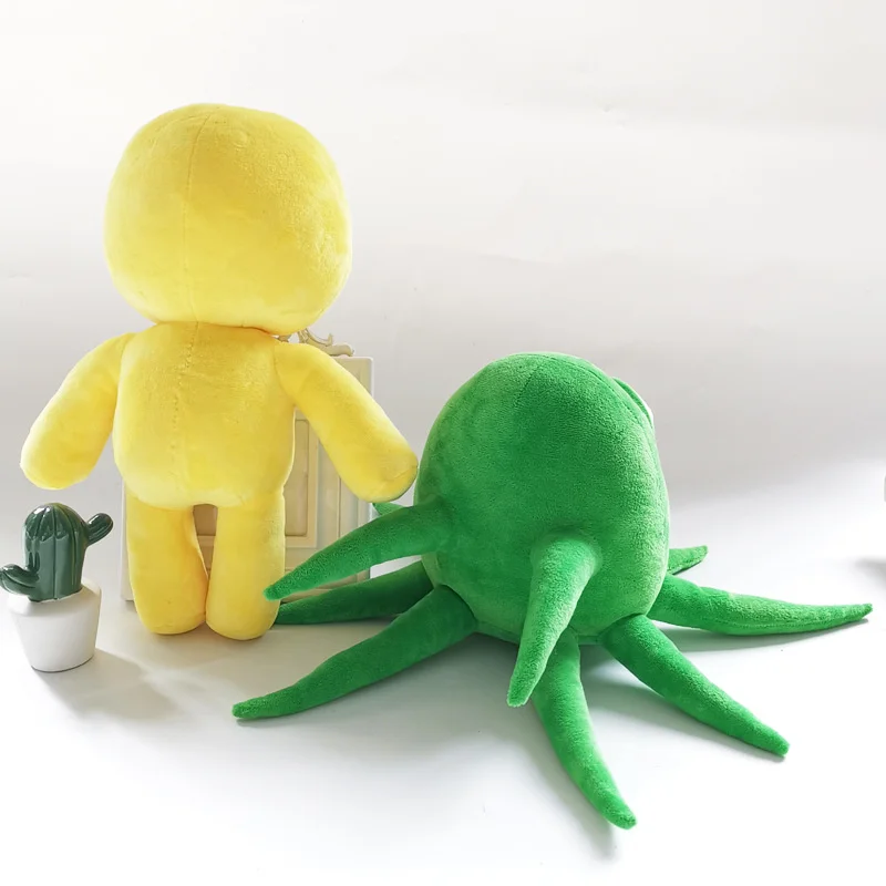 25/30cm Wobbly Life Plushie Game Stuffed Animal Octopus Monster Plush Toy Yellow Man Soft Doll Figure for Kid Fans Birthday Gift