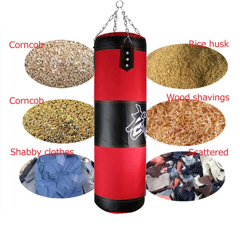 Heavy Boxing Punching Bag for Adults, Professional Gym Sandbags, Sanda Training Bag, Durable Muay Thai Boxing Bag, 40kg,150cm