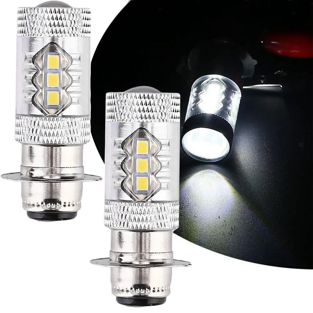 2PCs Motorcycle Spot Lamp Modified Headlights HID LED Spotlights for Yamaha YFZ450R Rhino 700 Raptor YFM660