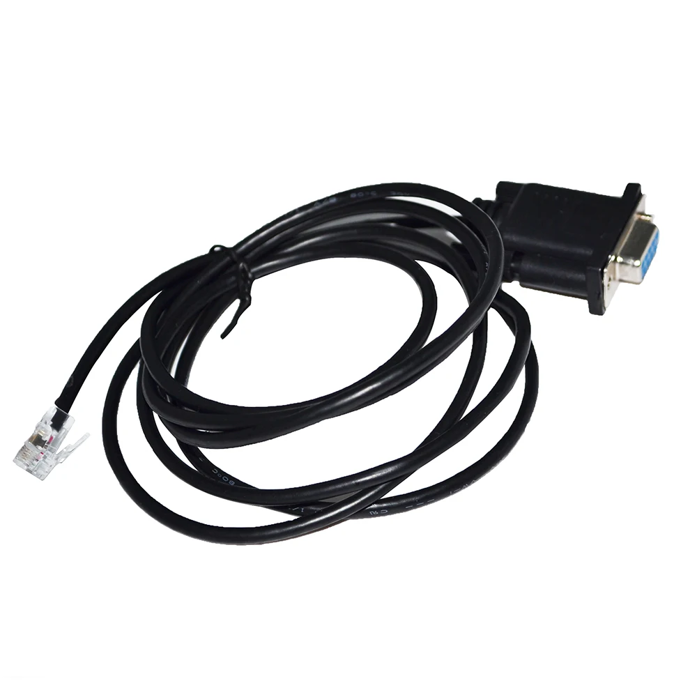 RS232 DB9 D-SUB 9PIN TO RJ11 RJ12 6P4C SERIAL UPGRADE CABLE FOR PC TO SKYWATCHER SYNSCAN HC HAND CONTROLLER CONTROL KABLE