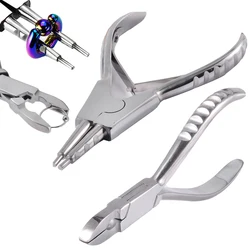 1pcs Surgical Steel Professional Ring Opening Tool Closing Plier Tool Jewelry Body Nose Ring BCR Tool Puncture Tool Piercing Kit