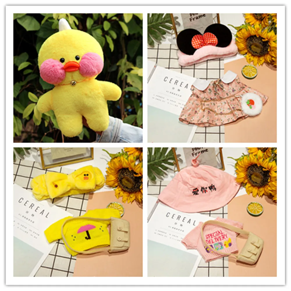 

уточка lalafanfan, Сделай сам, подарки, игрушки, утка, кукла лалафанан, милая утка, плюшевая игрушка, вещи, мягкая кавайная утка, кукла лалафанафан, подарки на день рождения для детей, девочек