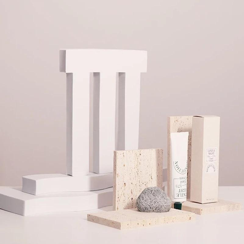 INS foto geometria cubo puntelli cosmetici di bellezza pendolo espositore fotografia puntelli tiro sfondo puntelli