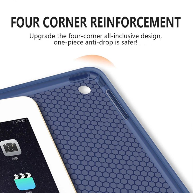 Чехол UTHAI E003 для iPad Air 2 Air 1 10,2 2019 / Pro 11 2020 / Air 3 10,5/9,7 2018 2017, чехол для iPad 6-го 7-го поколения