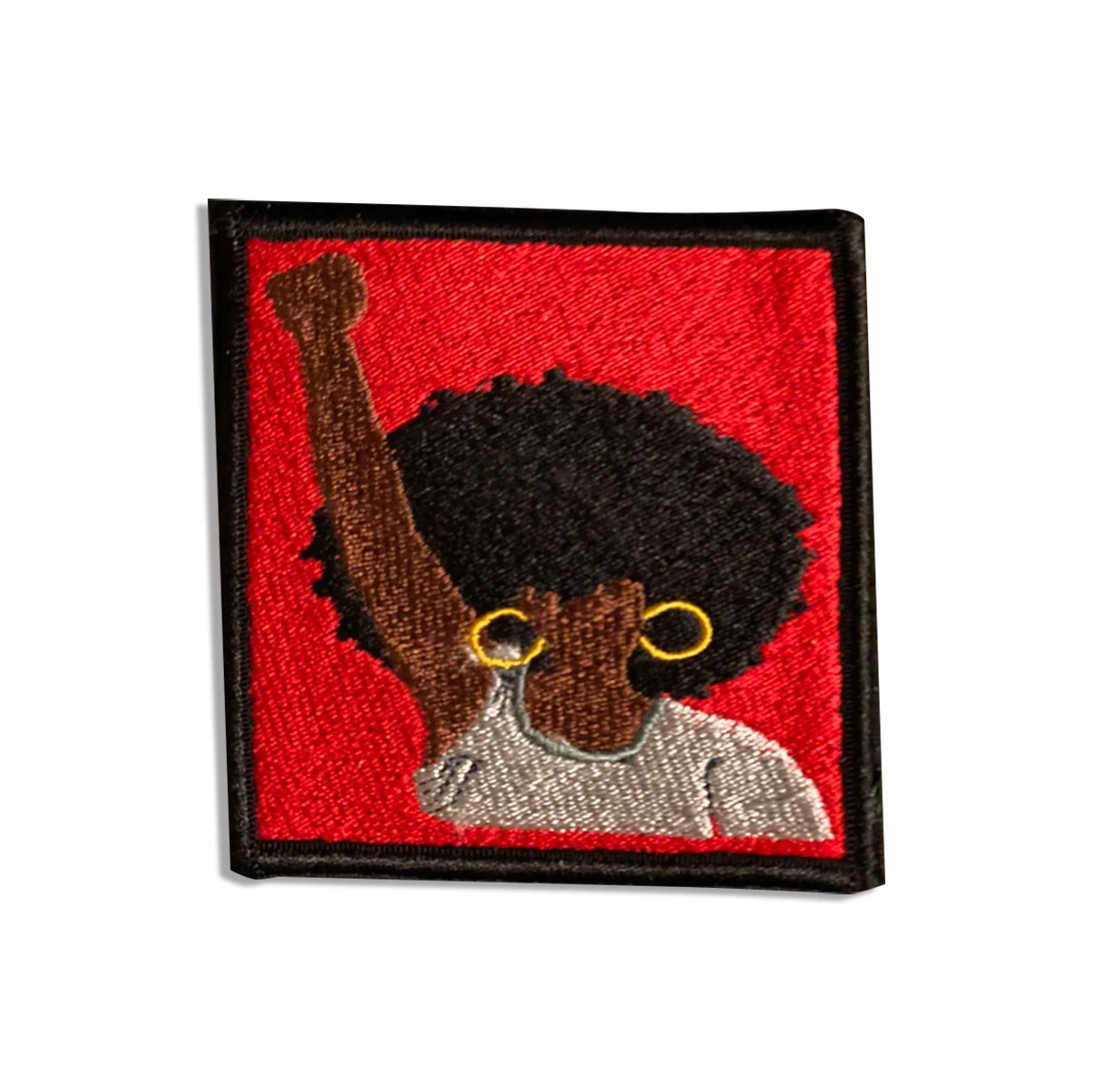 Black Power Sis Embroidery Patch Iron on Patches Sewing Cheap Hippie Black Girl Embroidered for Jackets DIY High Quality