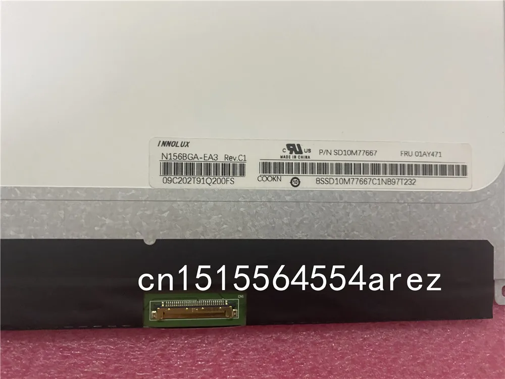 Ordenador portátil Original y nuevo, para Lenovo Thinkpad E580, E585, E590, E595, T570, pantalla LCD HD 01AY471, SD10M77667