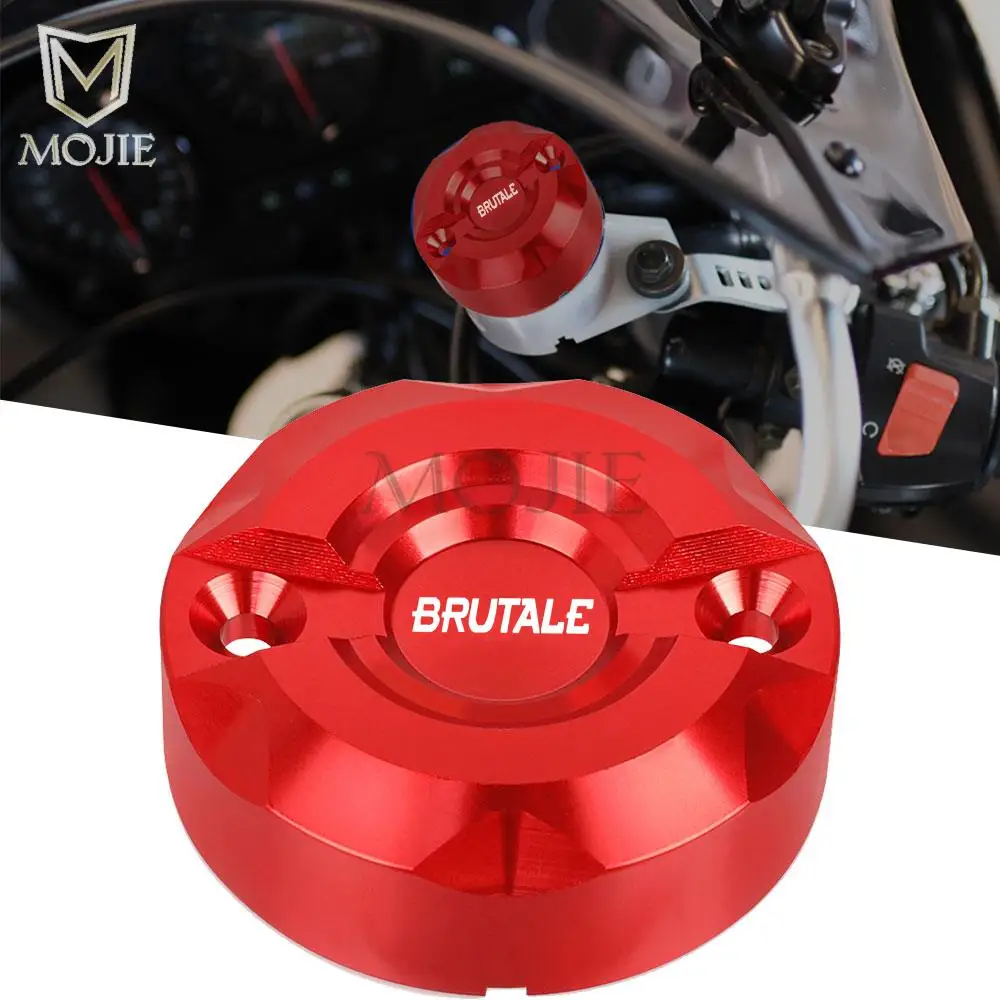 

For MV Agusta BRUTALE 1000RR Brutale 1000 Serie Oro 2020 Motorcycle Front Brake Fluid Cap Master Cylinder Reservoir Cover Parts