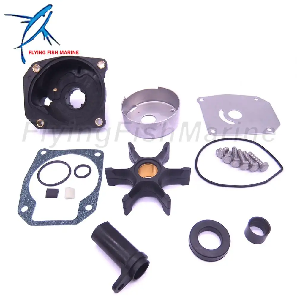 Outboard Engine 432955 777804 438602 438591 0432955 0438602 0438591 0777804 Water Pump Repair Kit with Housing for Evinrude John