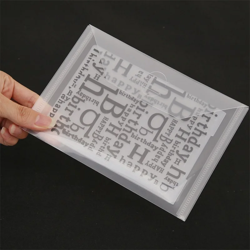 5*7 inch Strong Magnetic Sheets & Plastic Folder Bags Set For Storaging Cutting Dies Holders Organizer Transparent Bags 2021